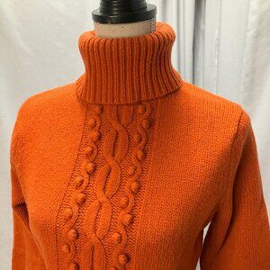 Mercer and Madison Burnt Orange Wool Sweater